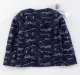 Boys Printed Organic Tee - Navy