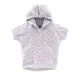 Girls Polka Hoodie - Melange