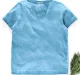 Overdyed Tee With Patch - Faded Blue