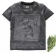 Boys Overdyed Graphic Tee - Grey