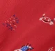 Girls Printed One Shoulder Jumpsuit - Red