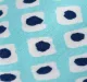 Girls Printed Jumper With Ruffle - Skyblue