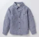 Boys Roll Up Sleeves Shirt - Blue