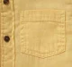 Boys Overdyed Half Sleeve Shirt - Yellow