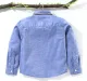Boys Roll Up Sleeves Shirt - Blue