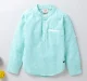 Boys Roll Up Sleeves Stripe Shirt