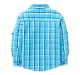 Full Sleeved Chekered Shirt - Blue