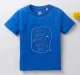 Overdyed Print Tee - Blue
