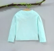Boys Full Sleeve Washed Tee - Faded Blue