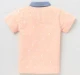 Boys Half Sleeved Printed Tee - Peach