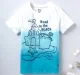 Boys Ombre Dyed Tee- Blue