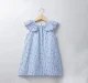 Girls Sleeveless Stripe Dress - Blue