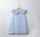 Girls Sleeveless Stripe Dress - Blue