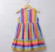 Girls Printed Sleeveless Dress - Multi