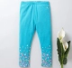 Boys Stretch Knit Denim Boys Shorts - Light Blue