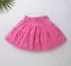 Girls Smocked Dobby Skirt - Pink
