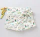 Girls Overlap Printed Skorts - Off White