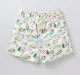 Girls Overlap Printed Skorts - Off White