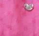 Girls Dobby Flared Hem Top - Pink