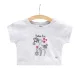 Girls Graphic Print Crop Tee