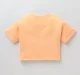 Girls Crop Graphic Tee - Orange