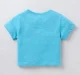 Printed Crop Tee - Teal