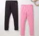 Girls Pack Of 2 Leggings - Black/Pink