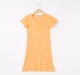 Girls Printed Rib Dress