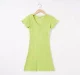 Girls Buttoned Rib Dress