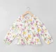 Girls Floral Front-Open Top