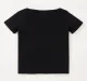 Girls Scoop Neck T-Shirt - Black