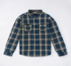 Boys Indigo Checks Shirt