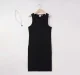 Girls Black Rib Dress