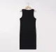 Girls Black Rib Dress