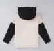 Girls Colour Blocked Sweatshirt With Hoodie