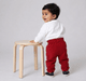 Infant Red Corduroy Trousers