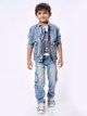 Ed-a-Mamma Kids Boys Jacket Blue