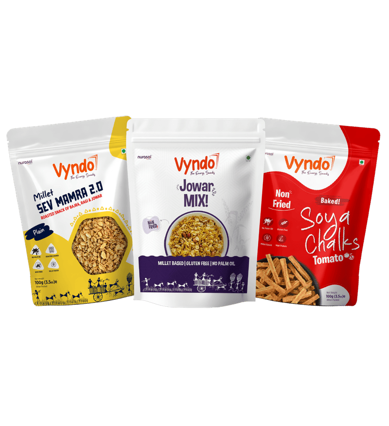 Sev MAMRA, Jowar Mix Chevda, Soya Sticks