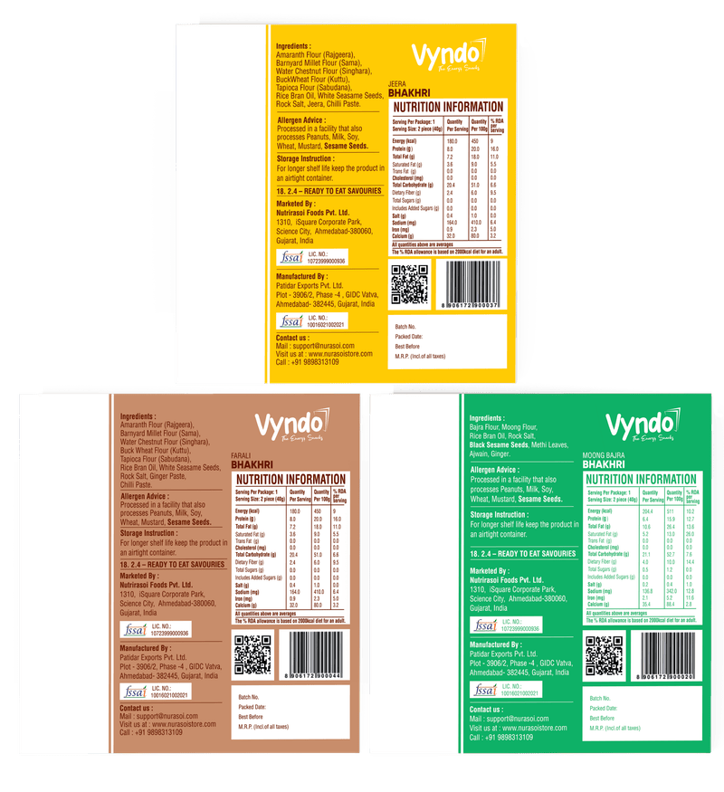 Protein-Rich Bhakhri Combo Snacks