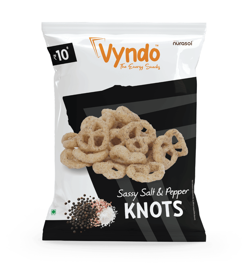 Sassy Salt & Pepper Knots (Pack of 10)