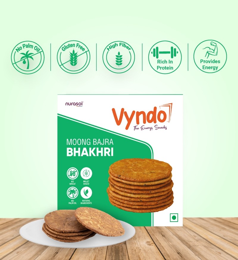 Moong Bajra Bhakhri (180gm )