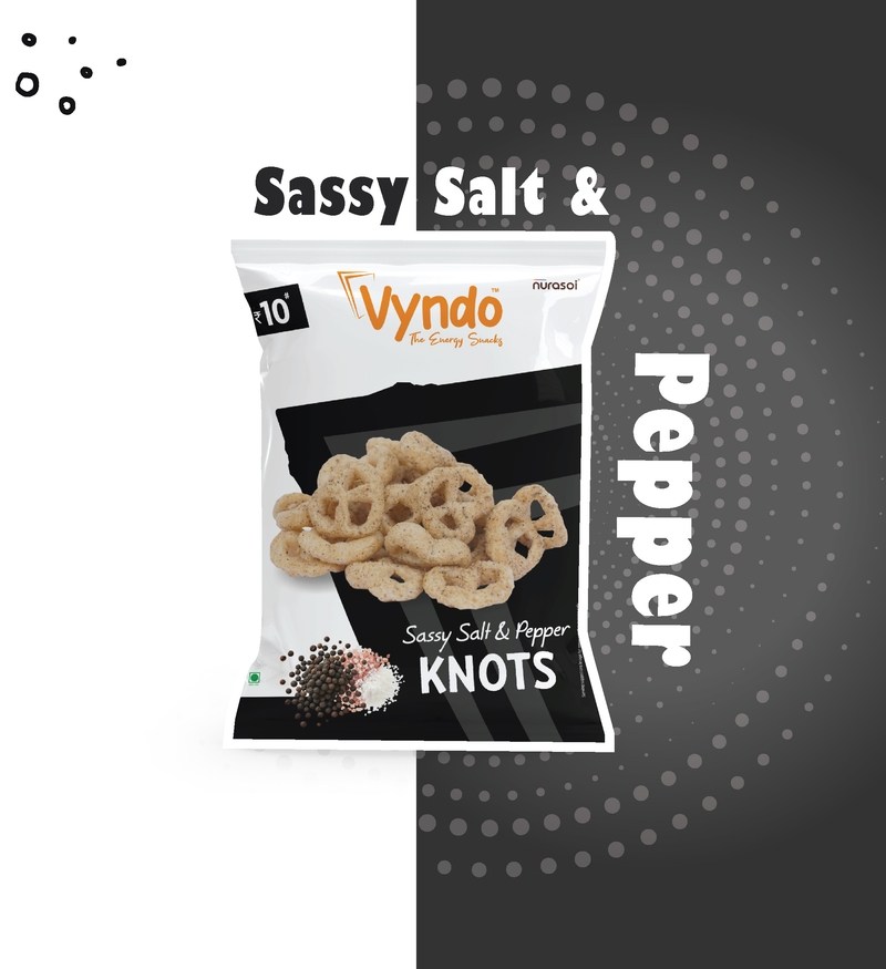 Sassy Salt & Pepper Knots (Pack of 10)