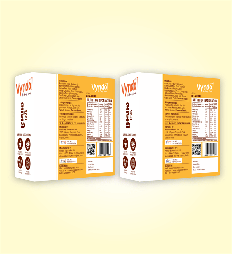 Jeera Bhakhri Pack of 2