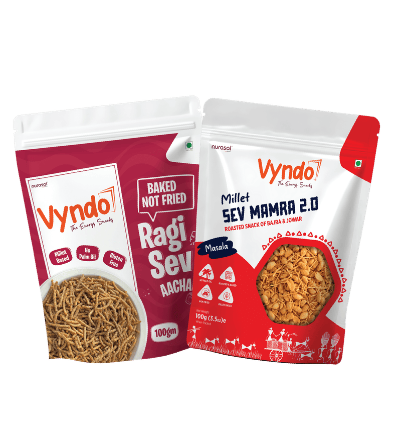 Masala Sev Mamra & Ragi Millet Sev