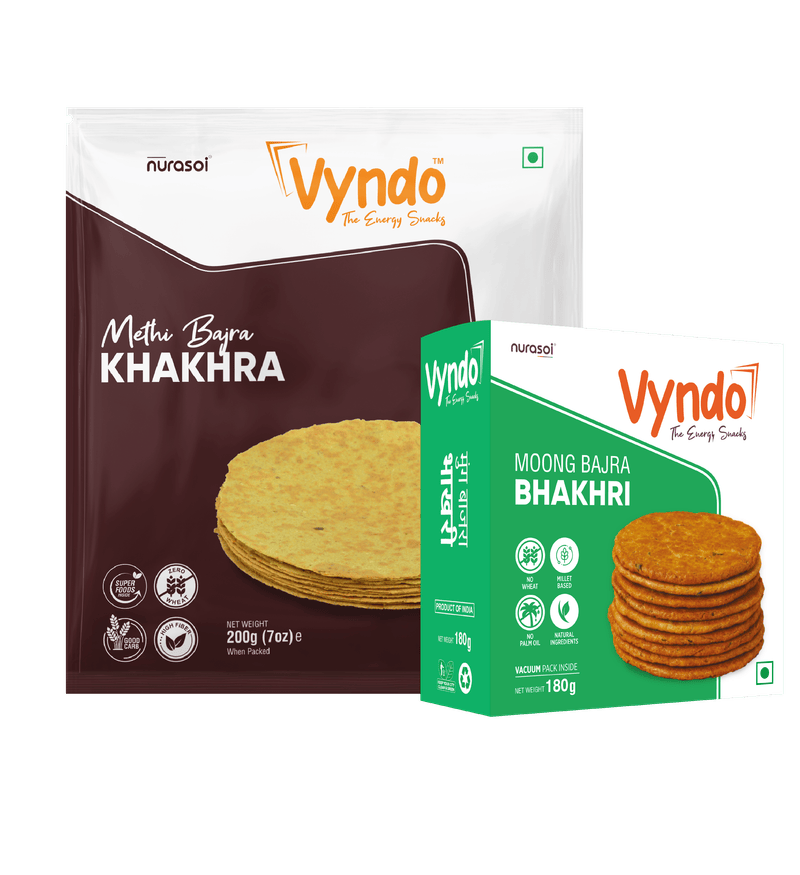 Methi Bajra Khakhra, Moong Bajra Bhakhri 