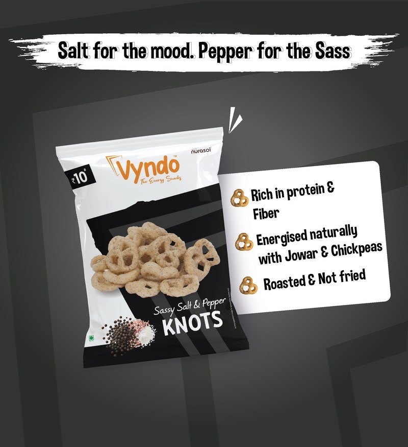 Sassy Salt & Pepper Knots (Pack of 10)